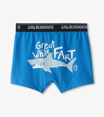 Little Blue House Boys Great White Fart Boys Boxer Briefs
